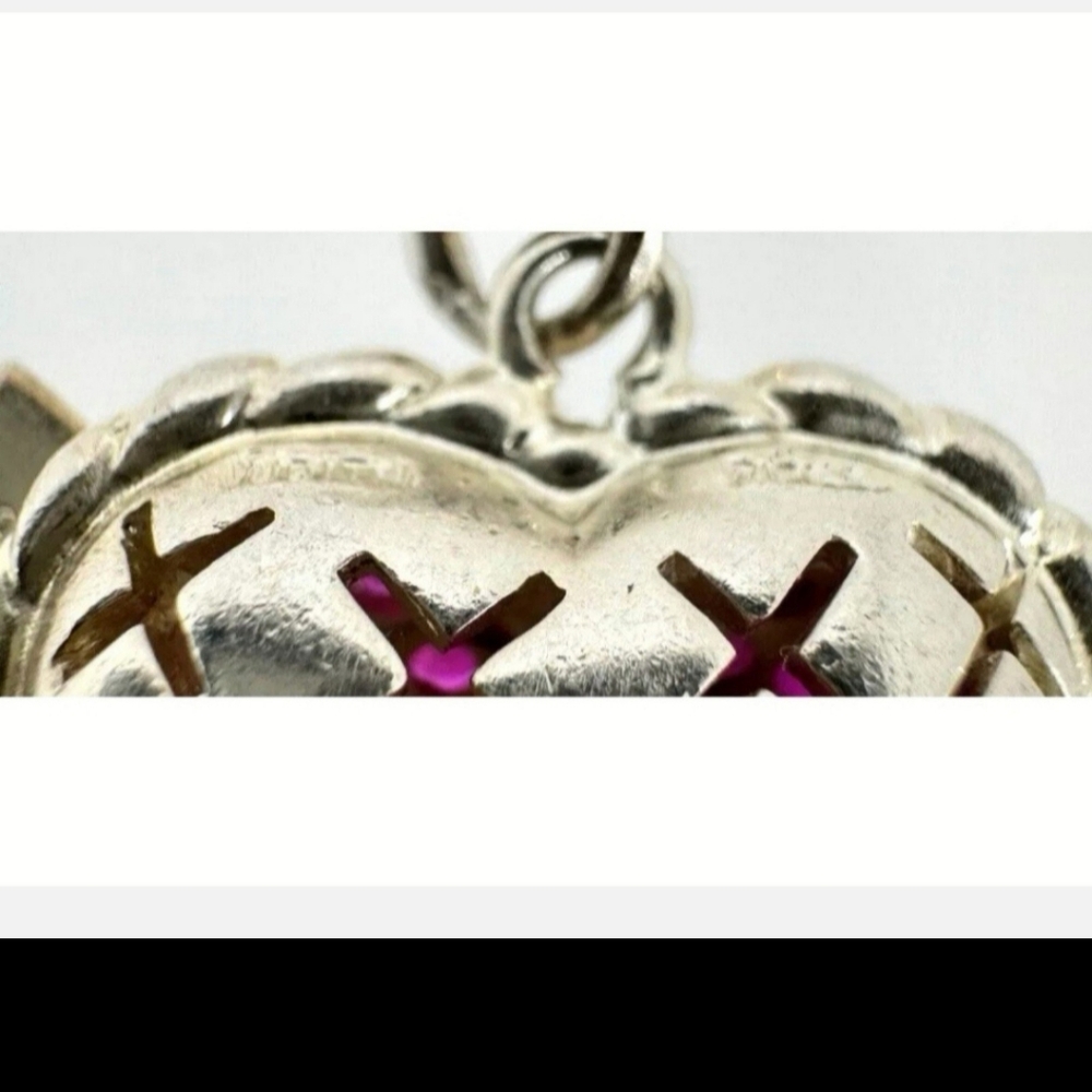 JUDITH RIPKA authentic pendant Heart and Arrow hard to find ! FIRM PRICE - Picture 6 of 13
